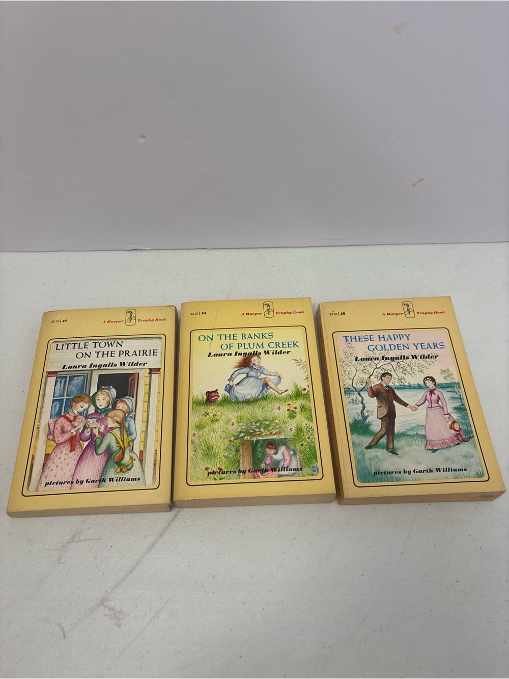 Harper Trophy Books Little Town on the Prairie Banks Of Plum Creek Happy Golden